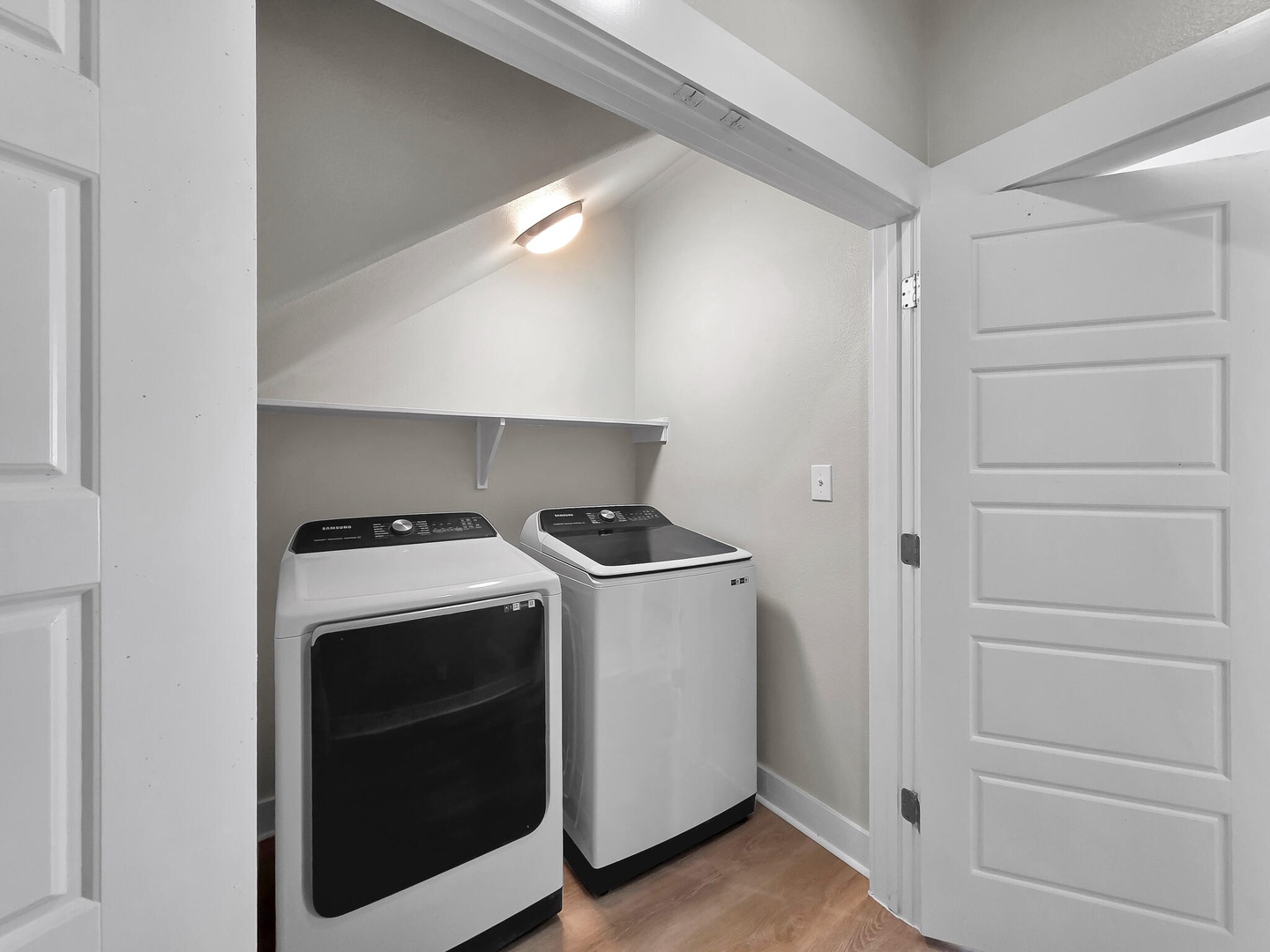 Laundry closet