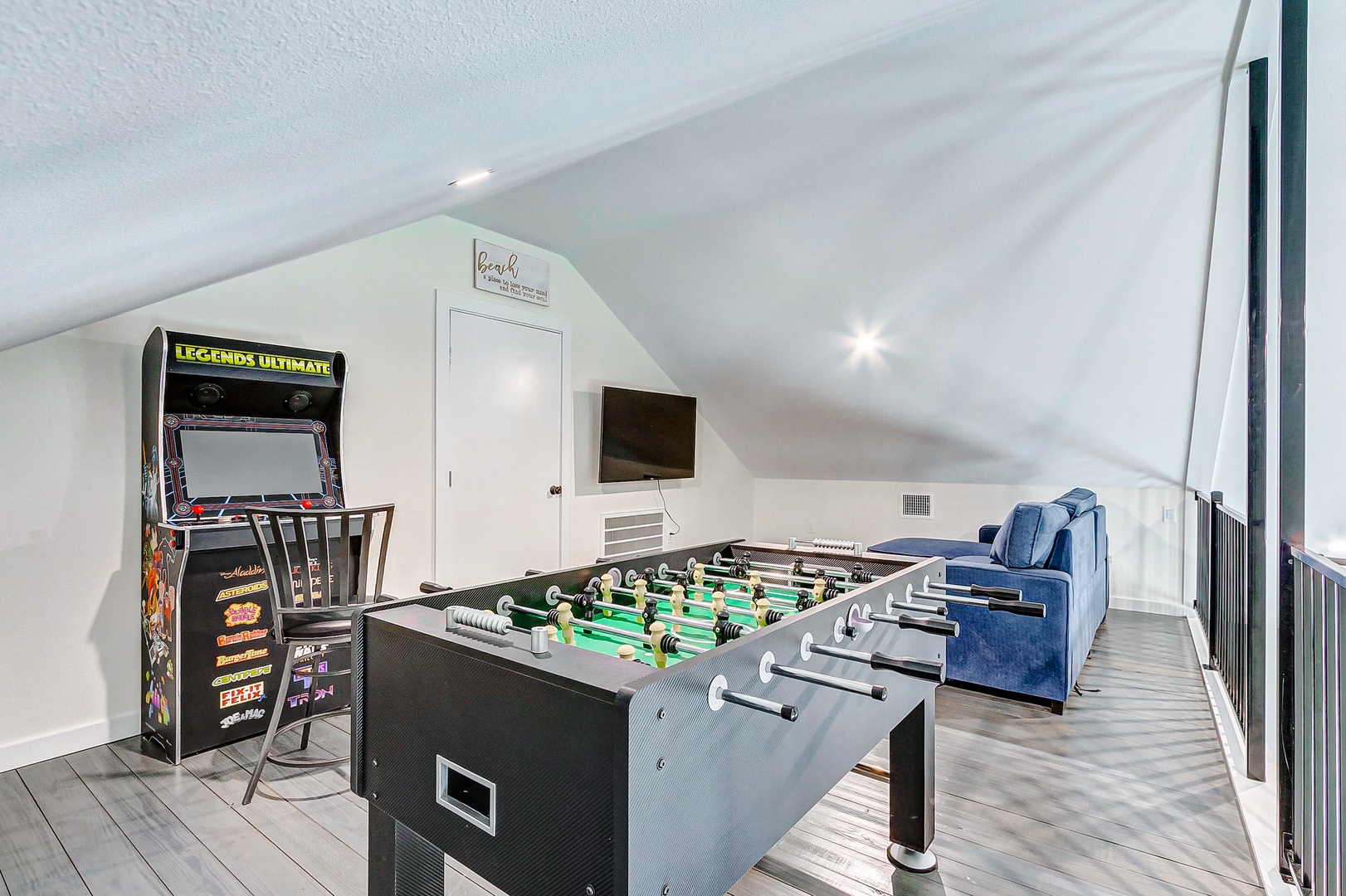 Loft with Foosball