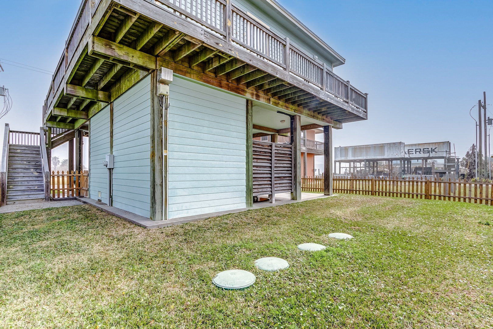 Fenced in yard