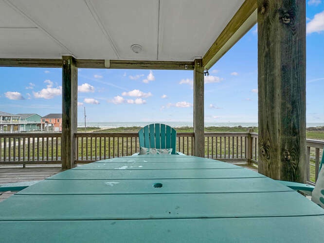 View of Gulf while dining