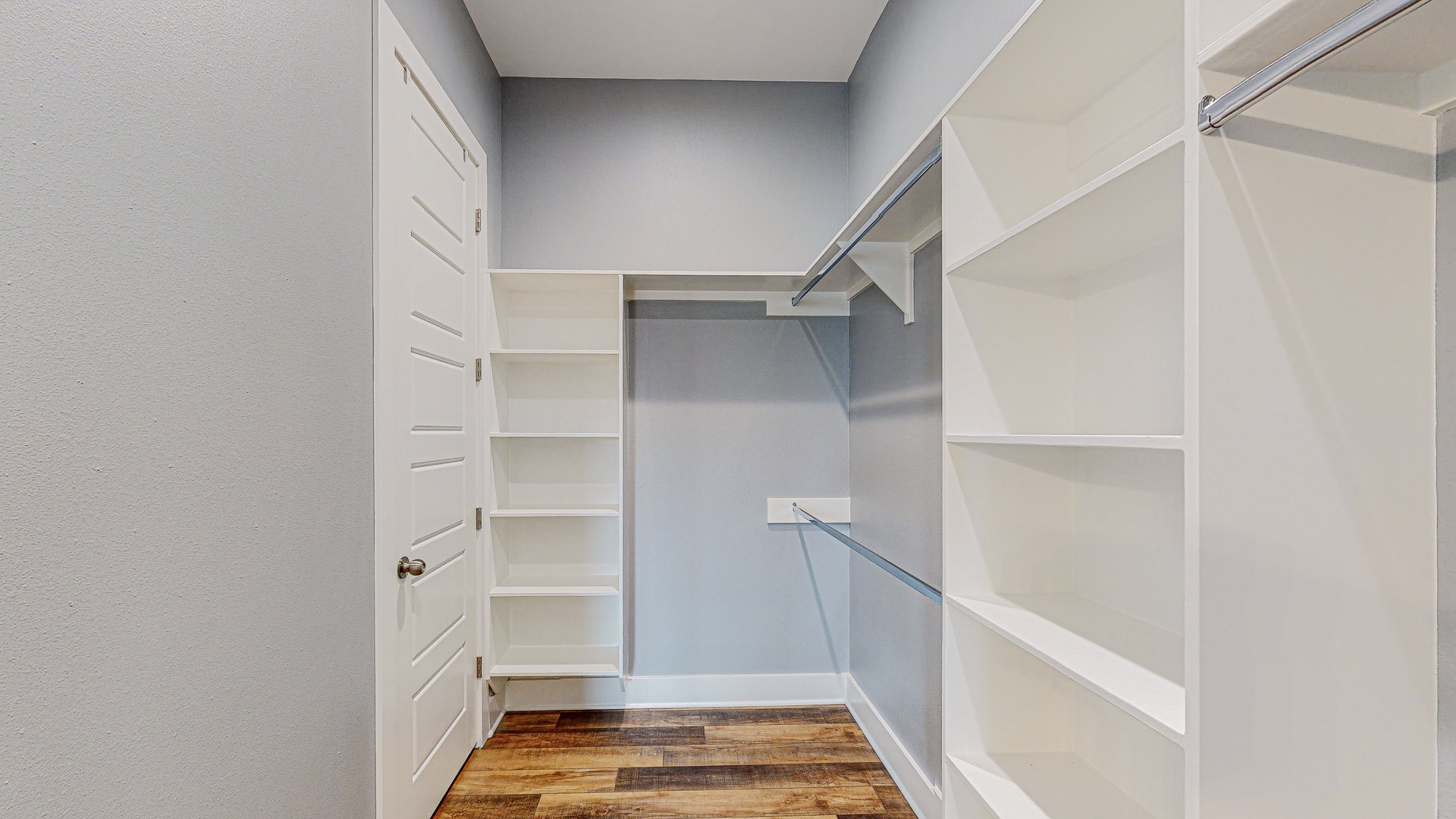 Primary closet