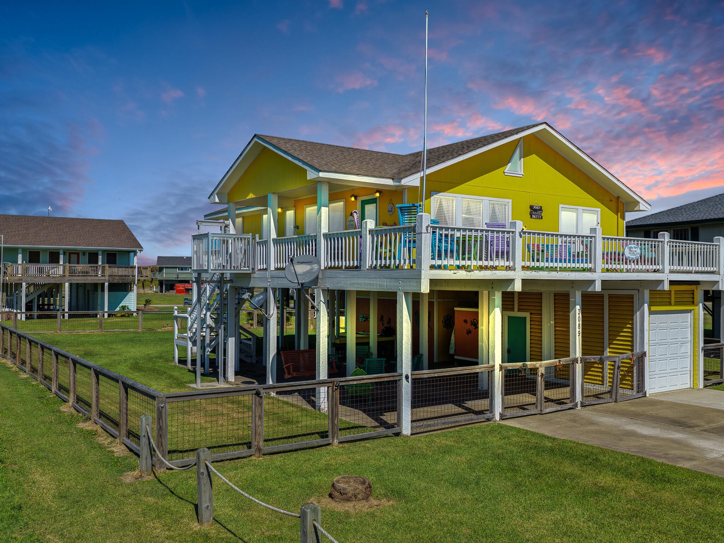 3089 Patty St Bolivar Peninsula TX 77650 USA-001-063-Exterior  Front Twilight-MLS_Size