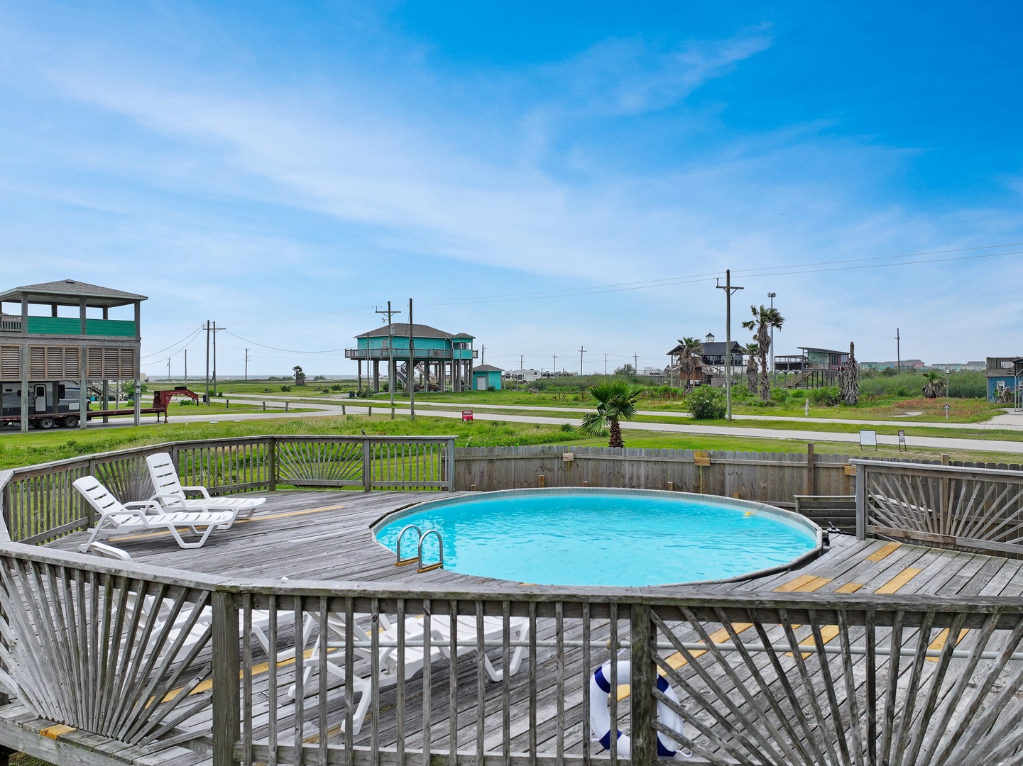 Deck with Pool