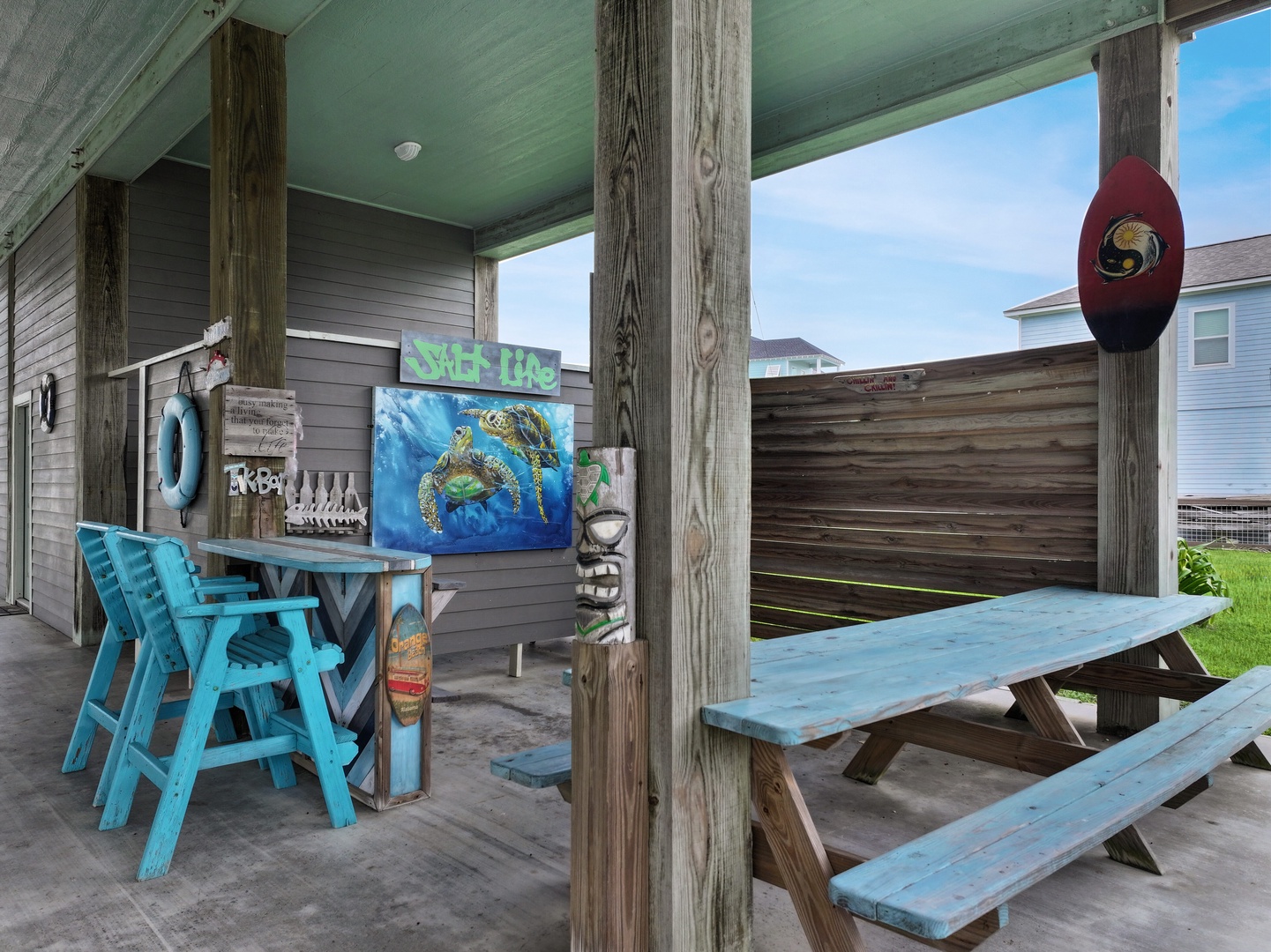 Tiki Bar Area