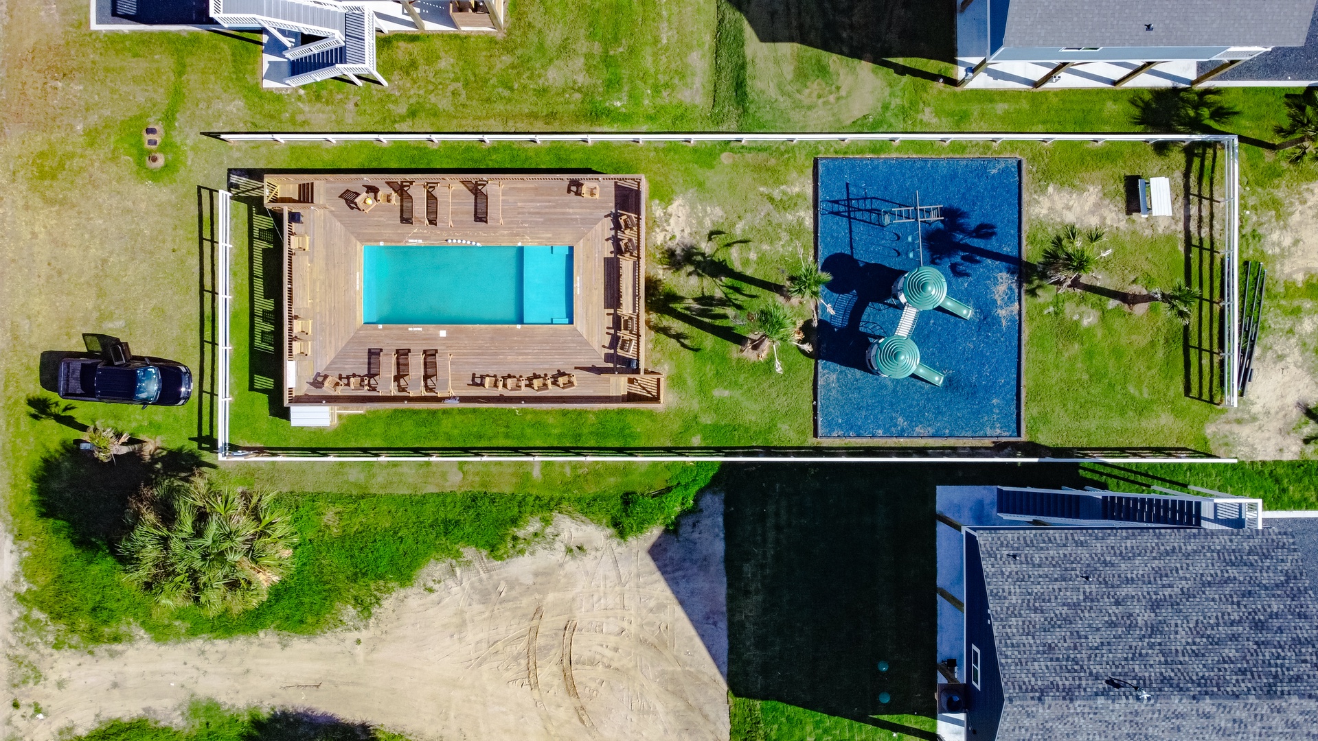 Aerial of Pool and Playground