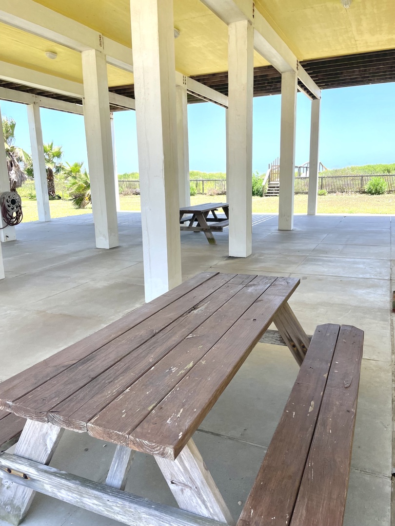 Lower Deck Picnic Tables