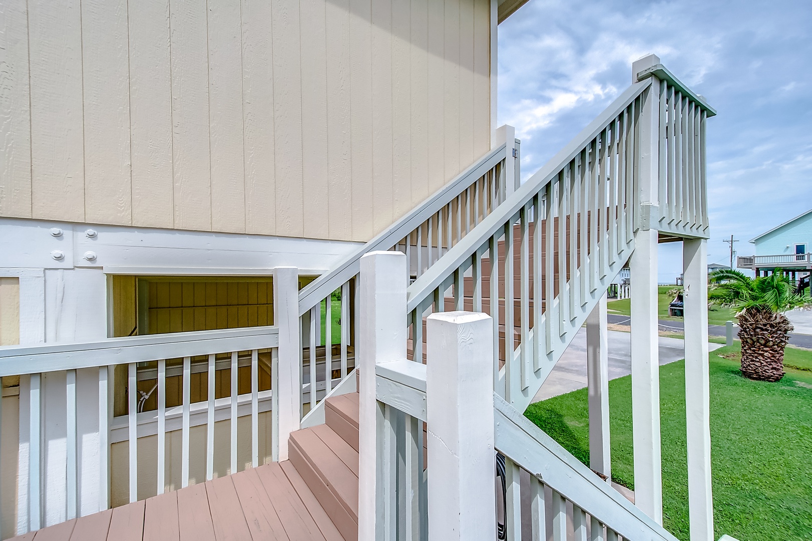 Front deck access