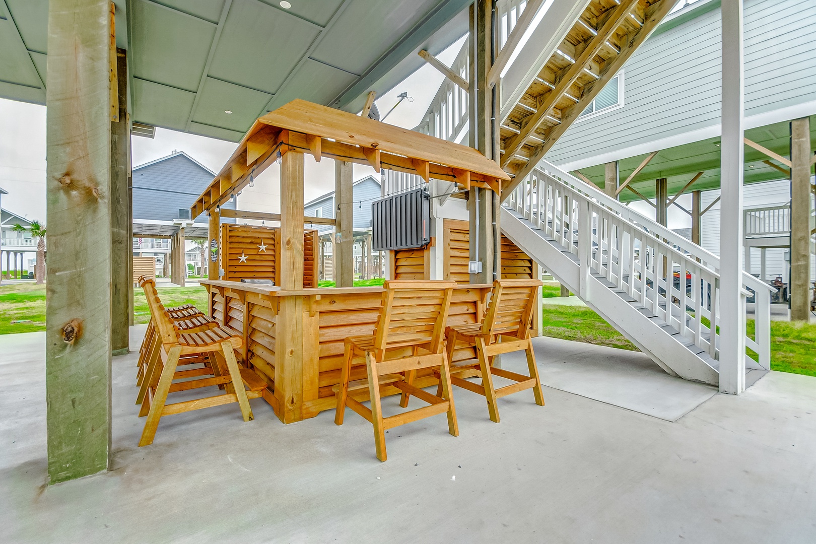 Tiki Bar Area