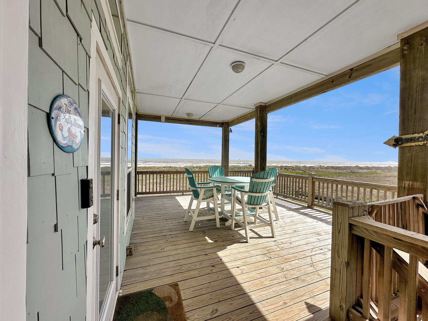 Deck with view of Gulf