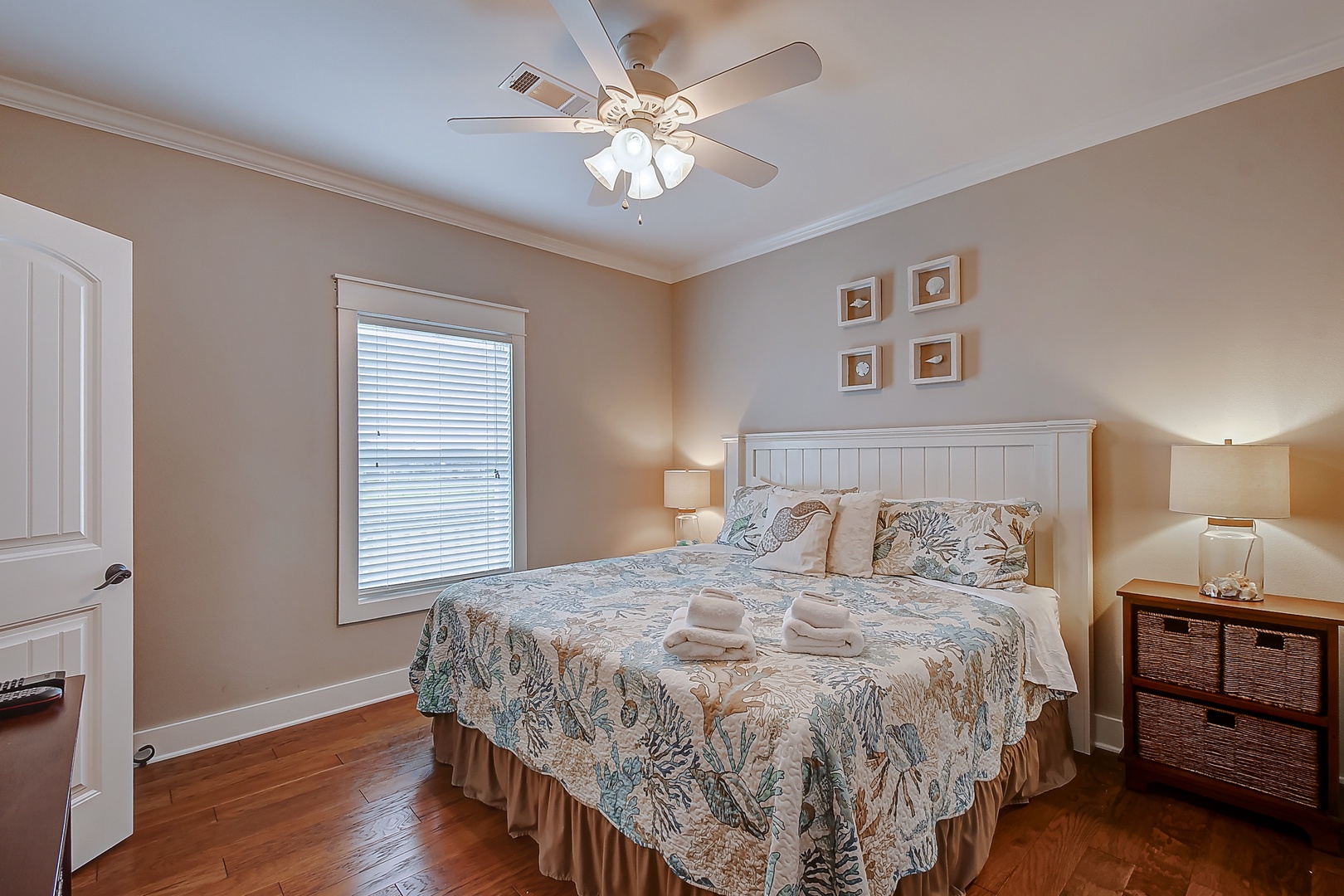 Guest bedroom with attached bathroom