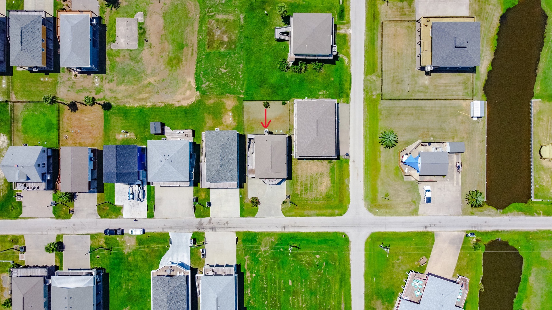 Aerial View of house