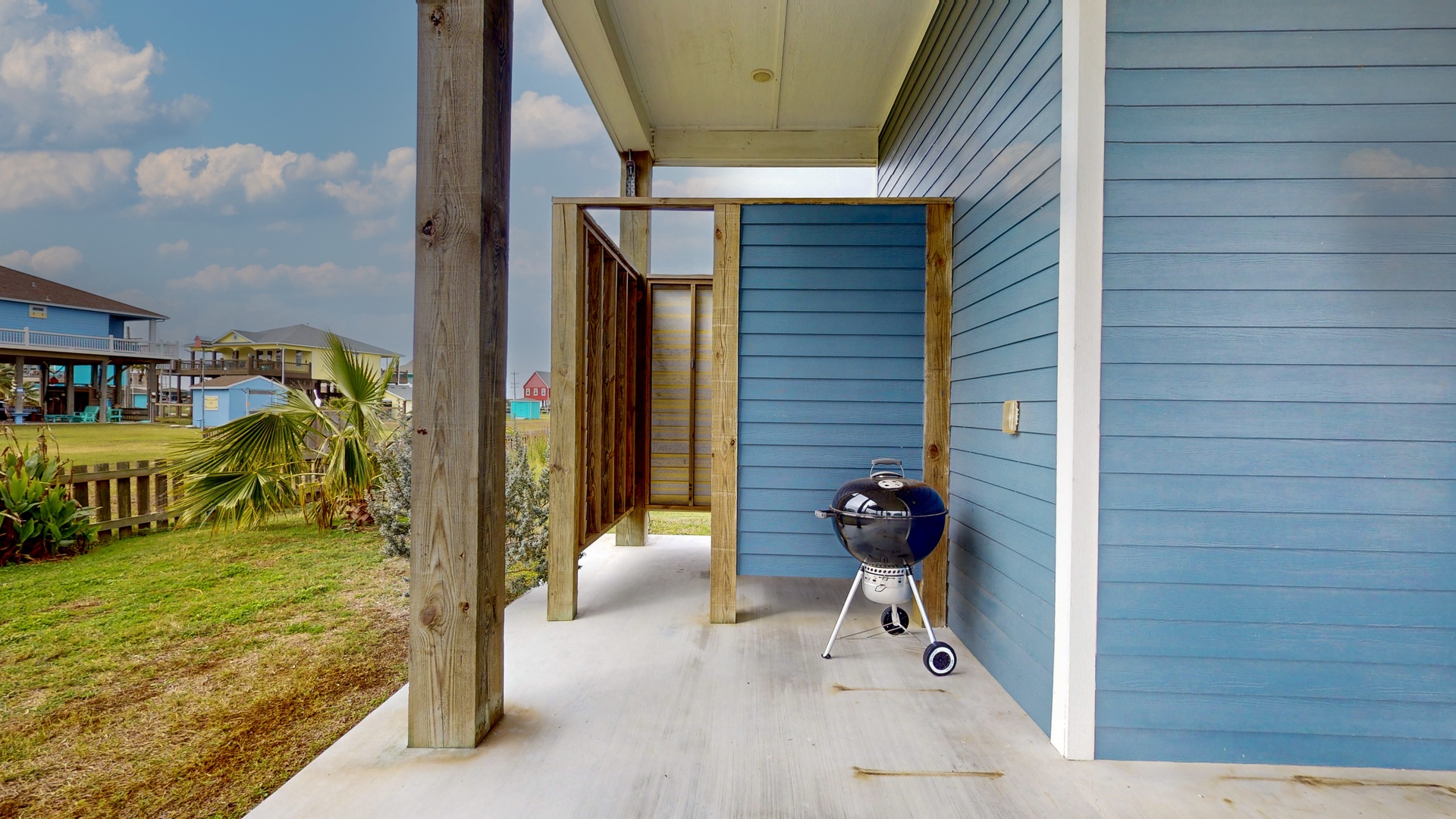 Outdoor Shower/ Charcoal Grill