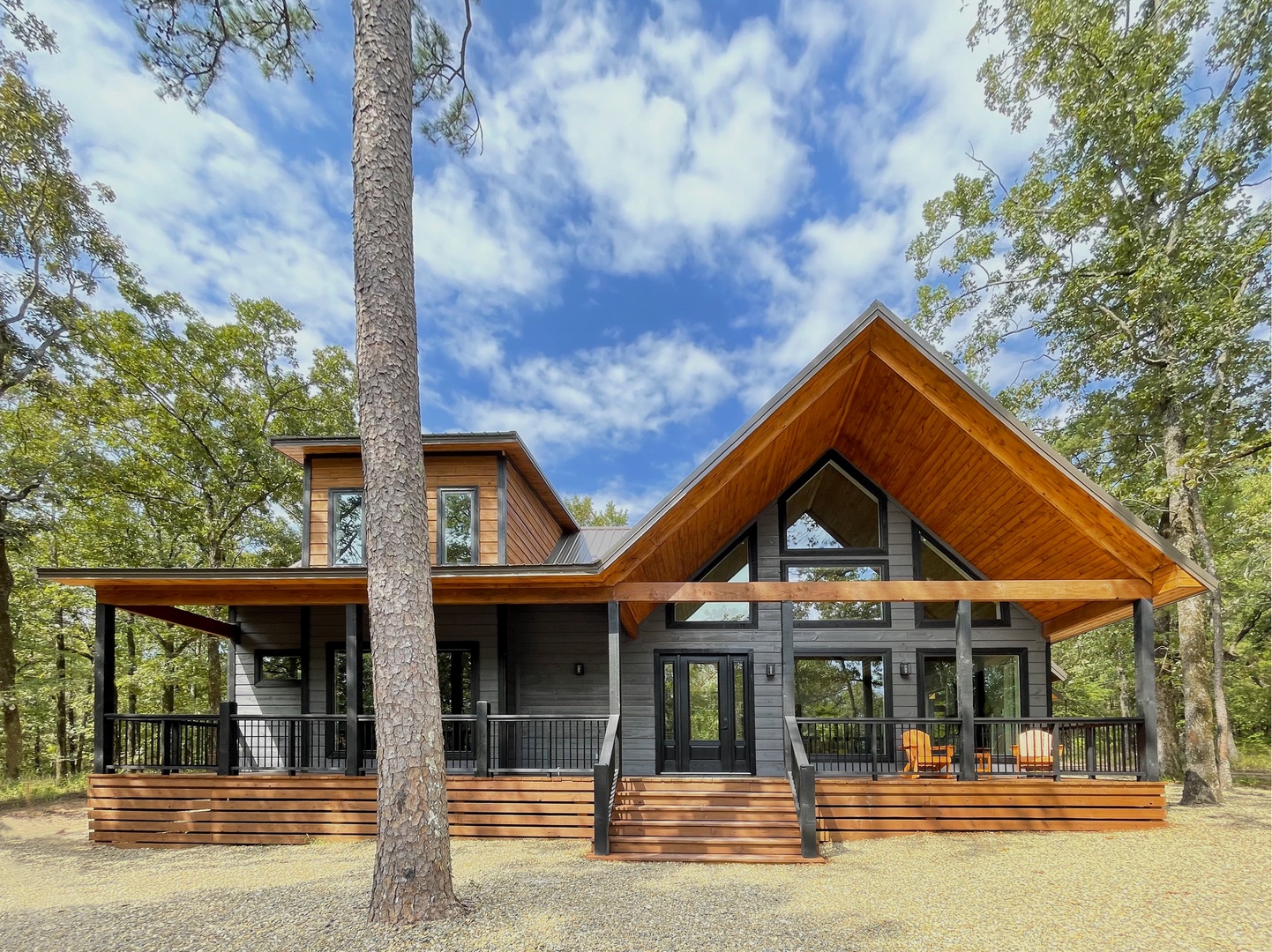 Personalized Nestled Aspen Wood Hearts - Standing Pines Ranch