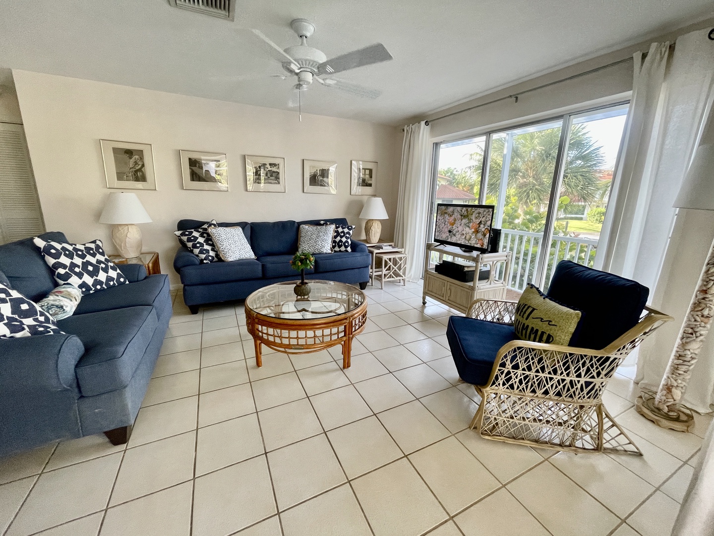 There is lanai access from 2 sides of the family room.