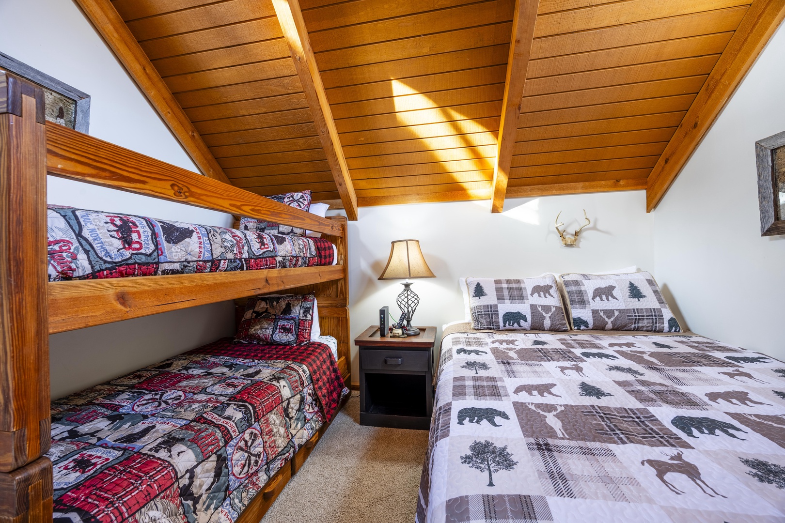 Bedroom 2 Loft Area: 1 Queen and Twin Bunk Bed