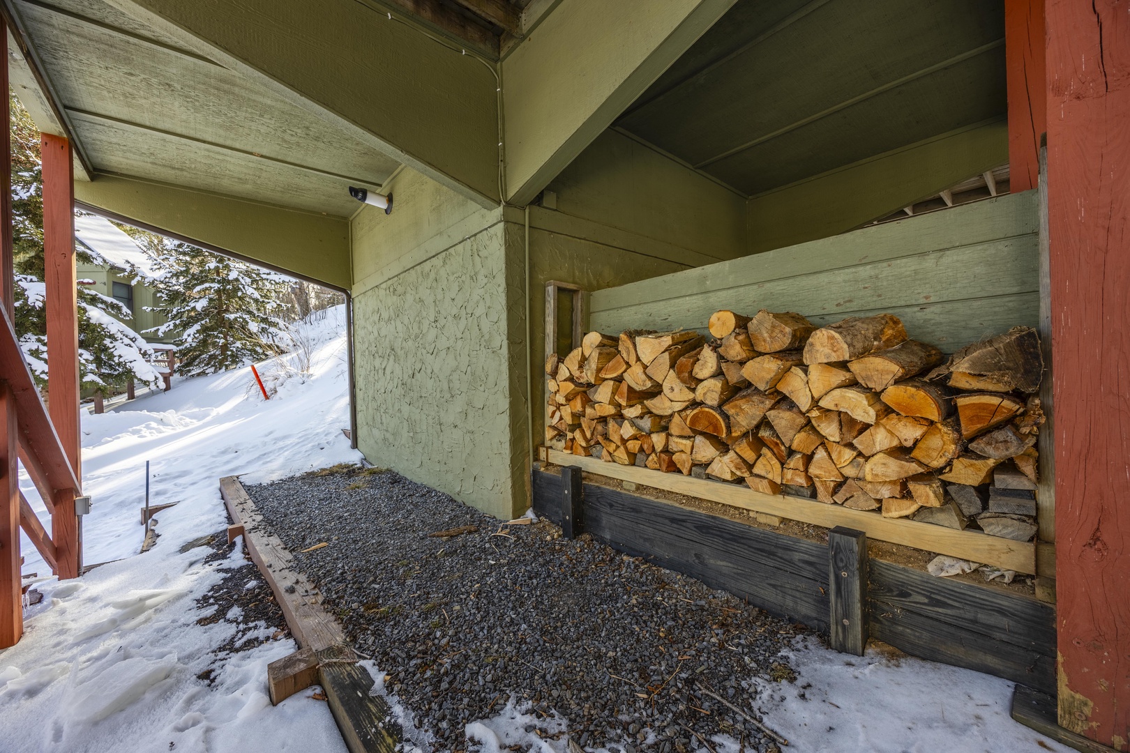 Firewood provided
