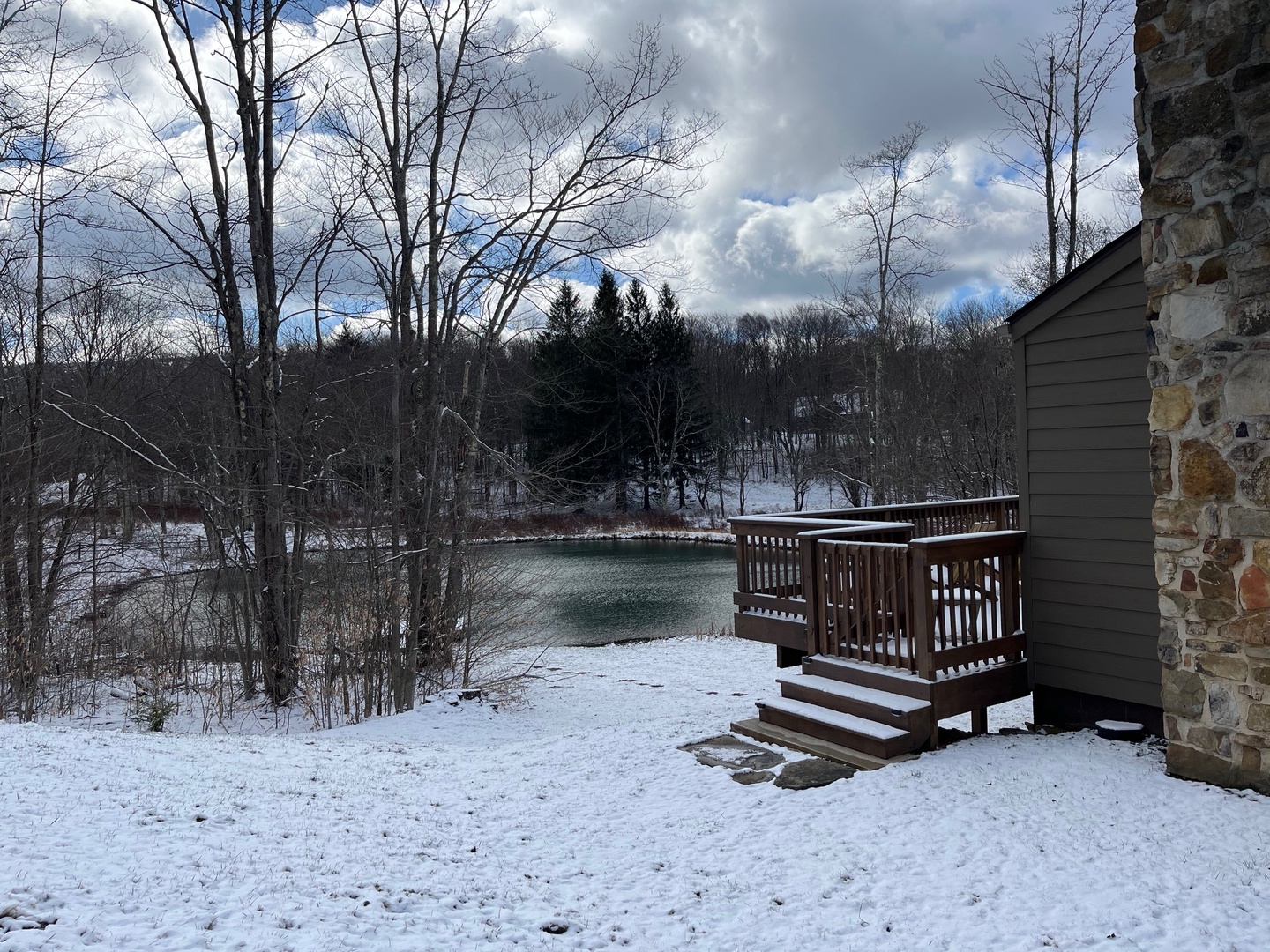 Winter mountain retreat