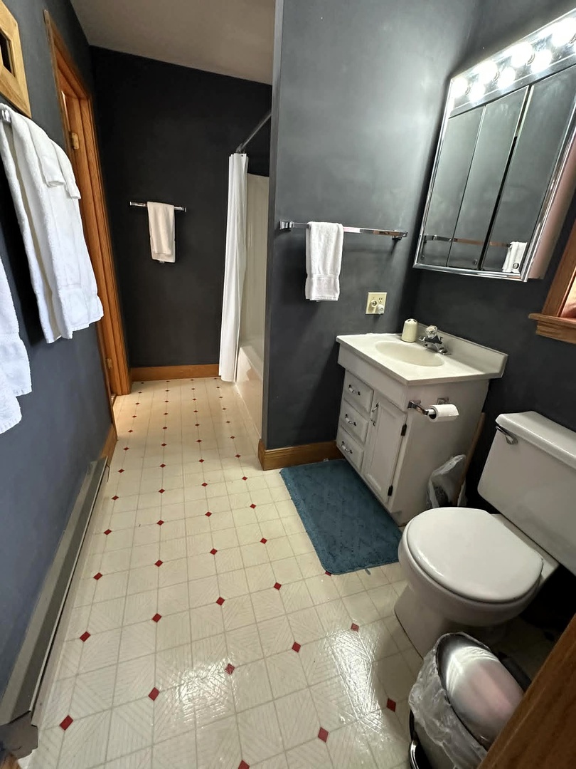 Upstairs:  Bathroom