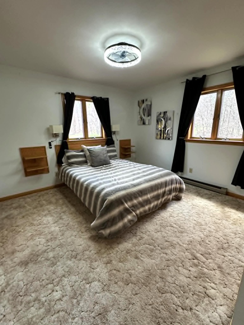 Upstairs:  Bedroom w/queen