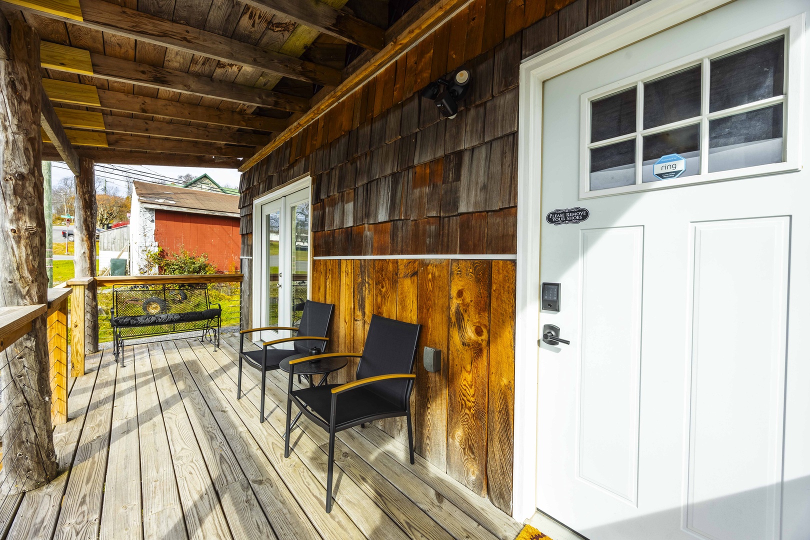 Porch Area with setting