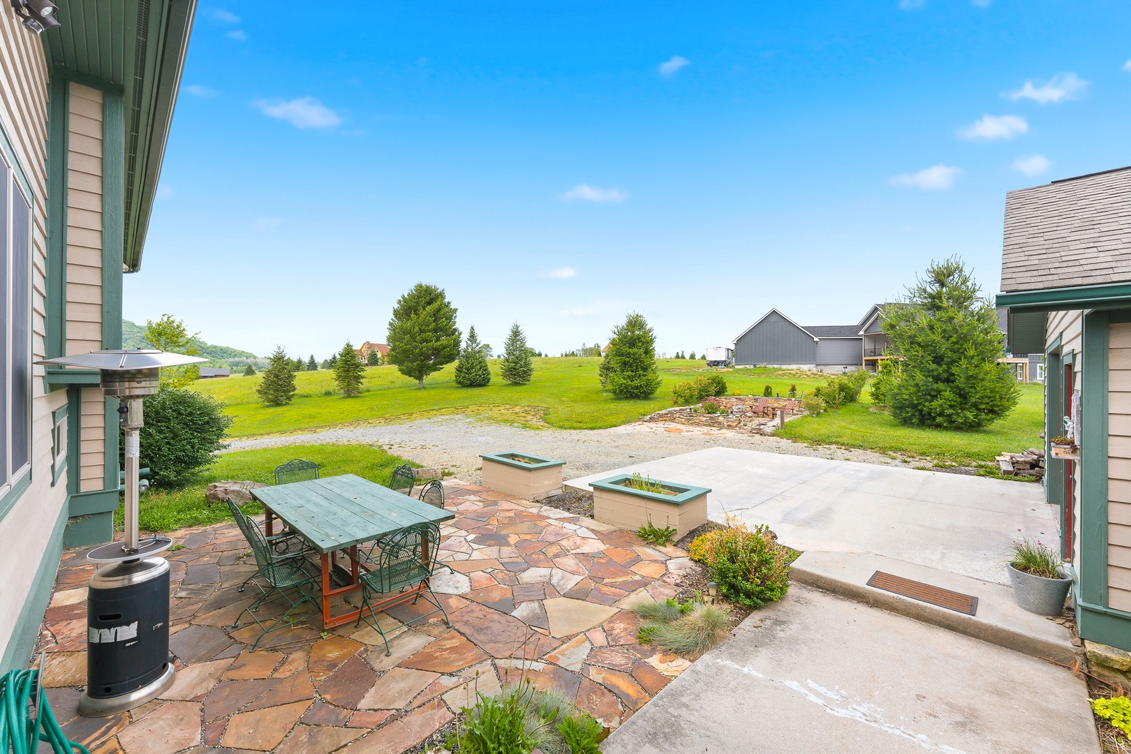 Outside sitting area