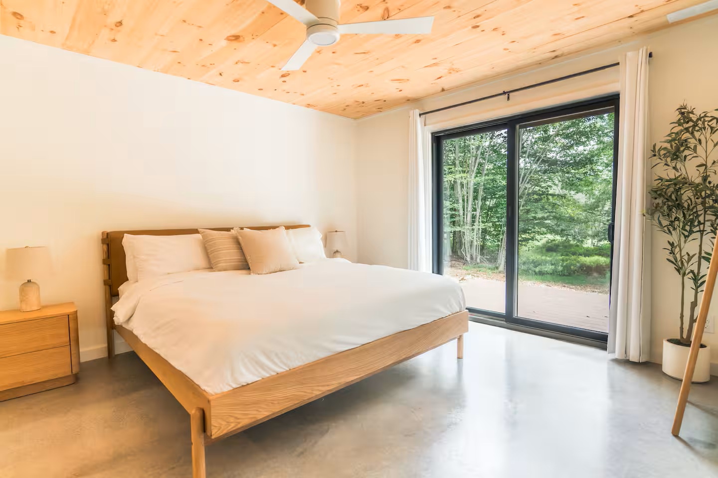 Bedroom 1: King bed