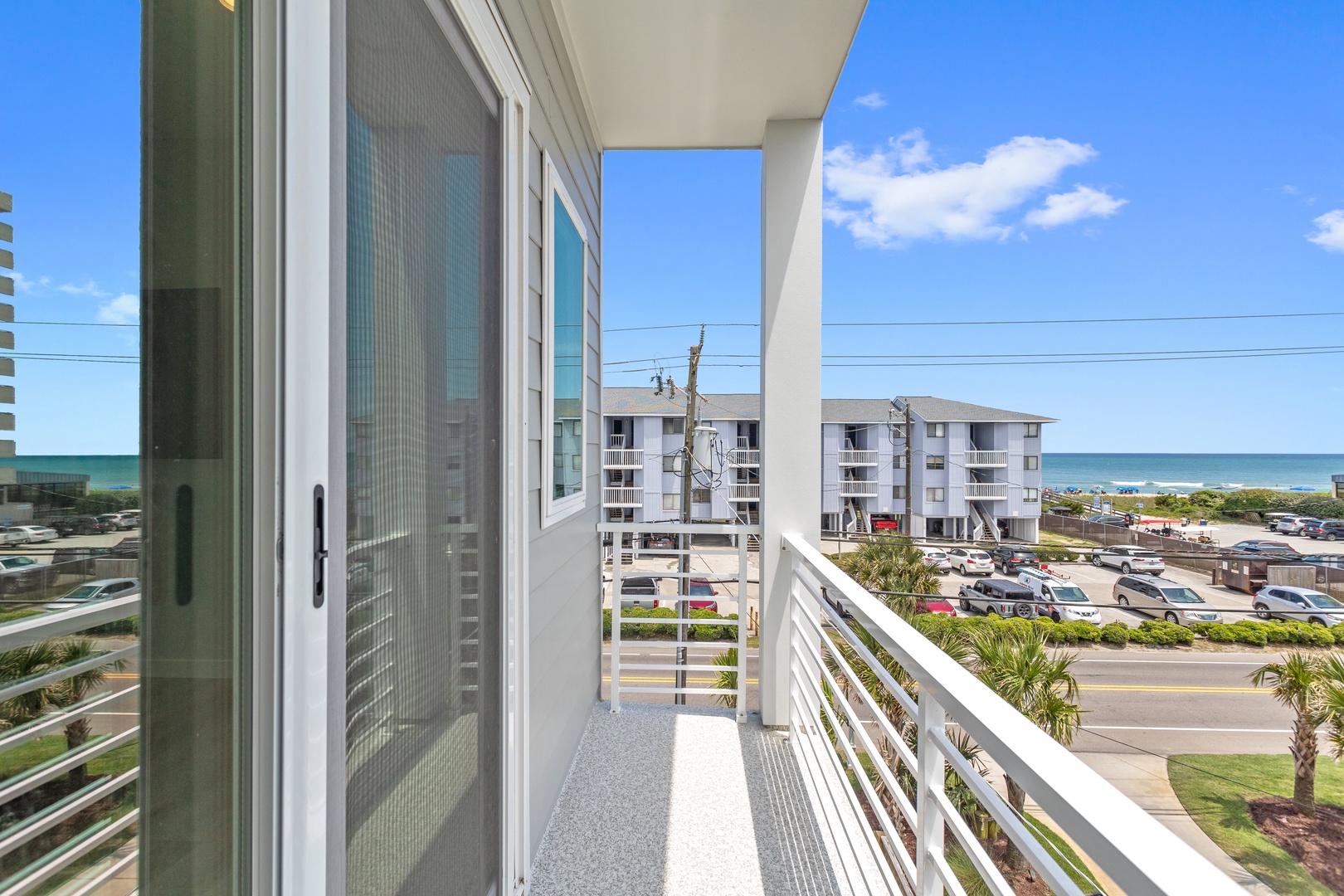 The second level balcony, just off the living area
