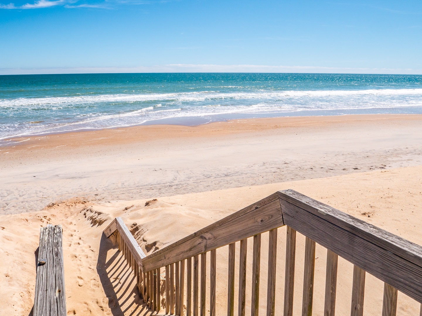 Beach Access Walkway and View