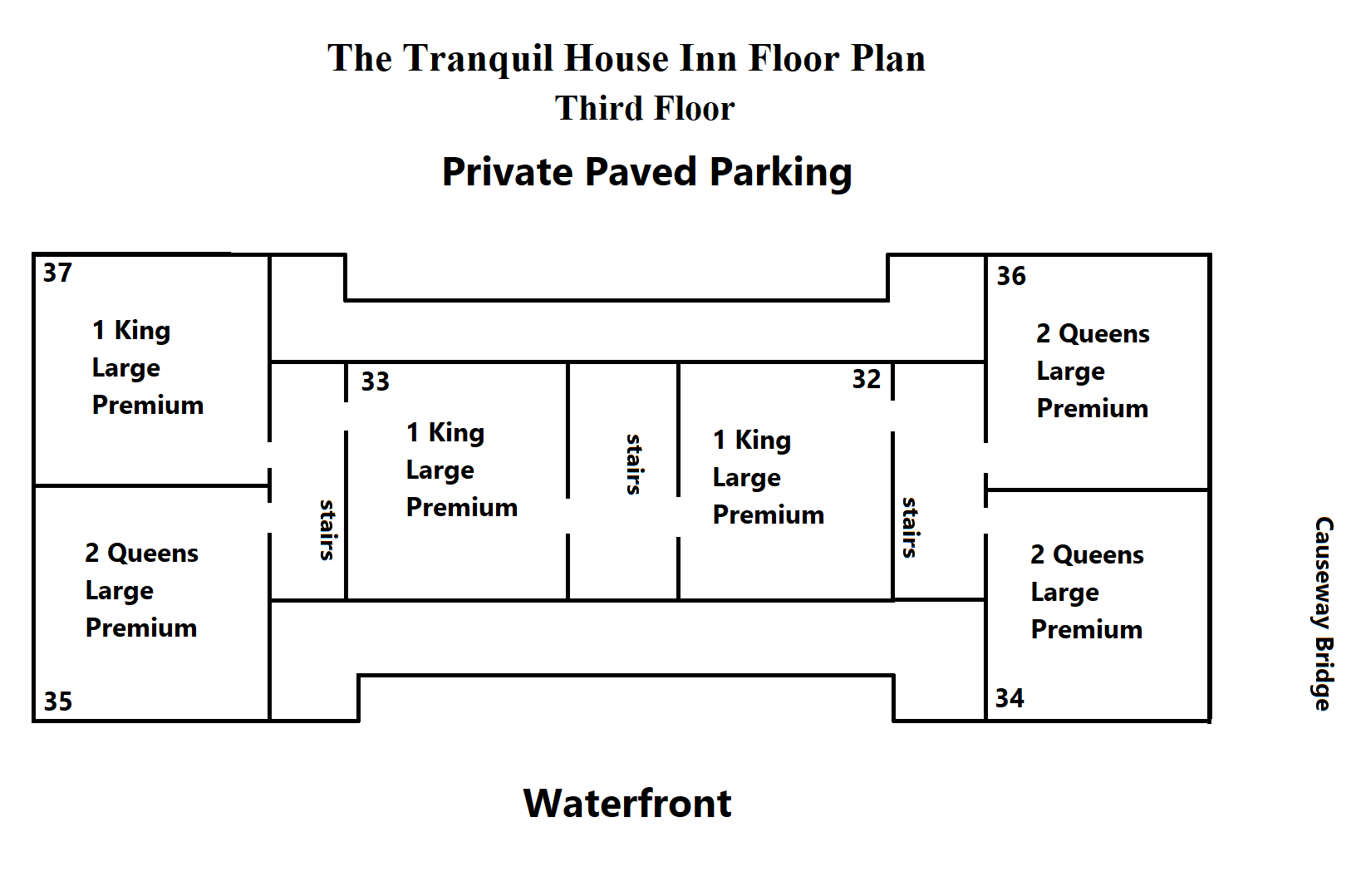THI floorplan third floor