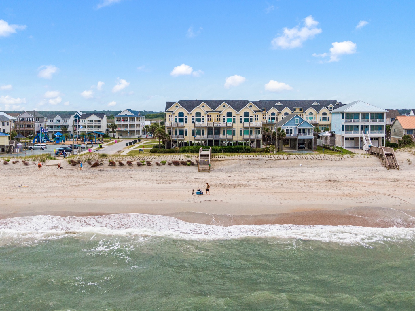Beach view of Coastal Blisse