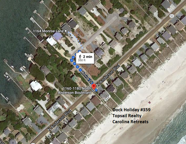 Dock Holiday Beach Access Location