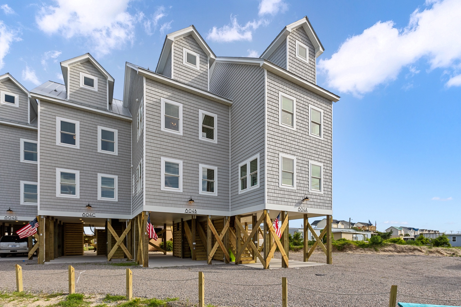 The exterior of The Dunes D