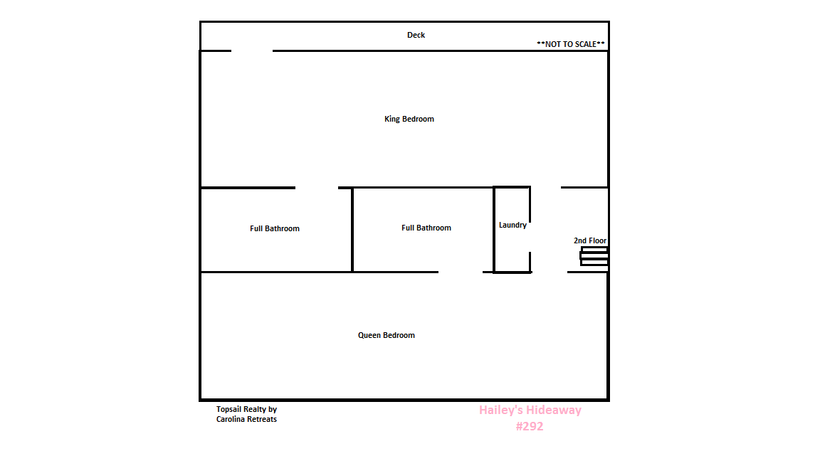 Hailey's Hideaway - Floor Plan - 2nd Floor