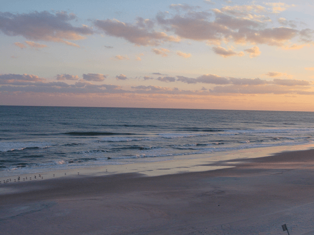 sunset from beach b