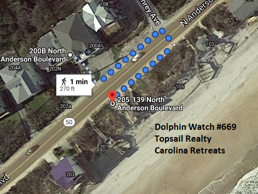 Dolphin Watch Beach Access Location