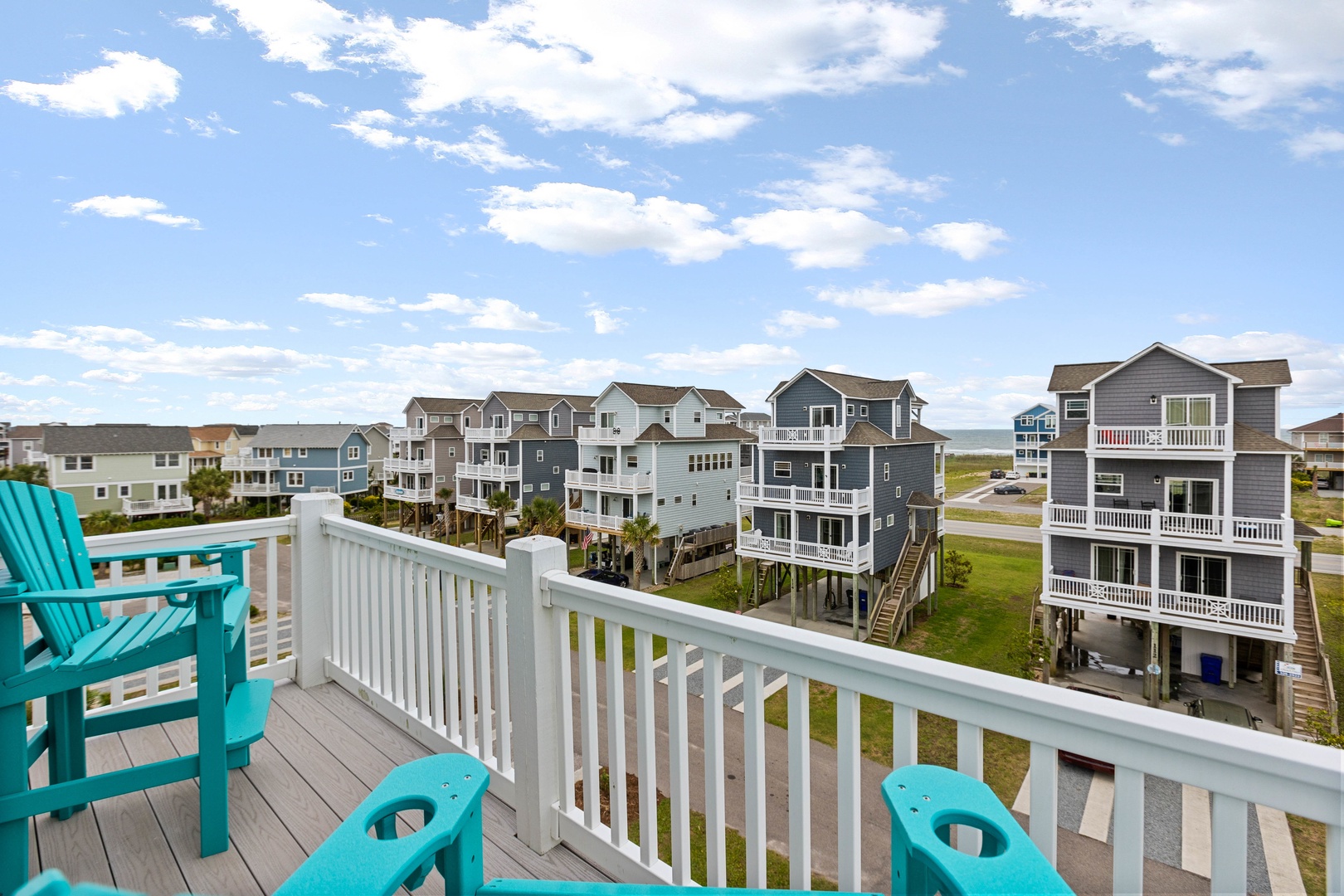 The top-floor porch, off of the Bedroom 1 suite