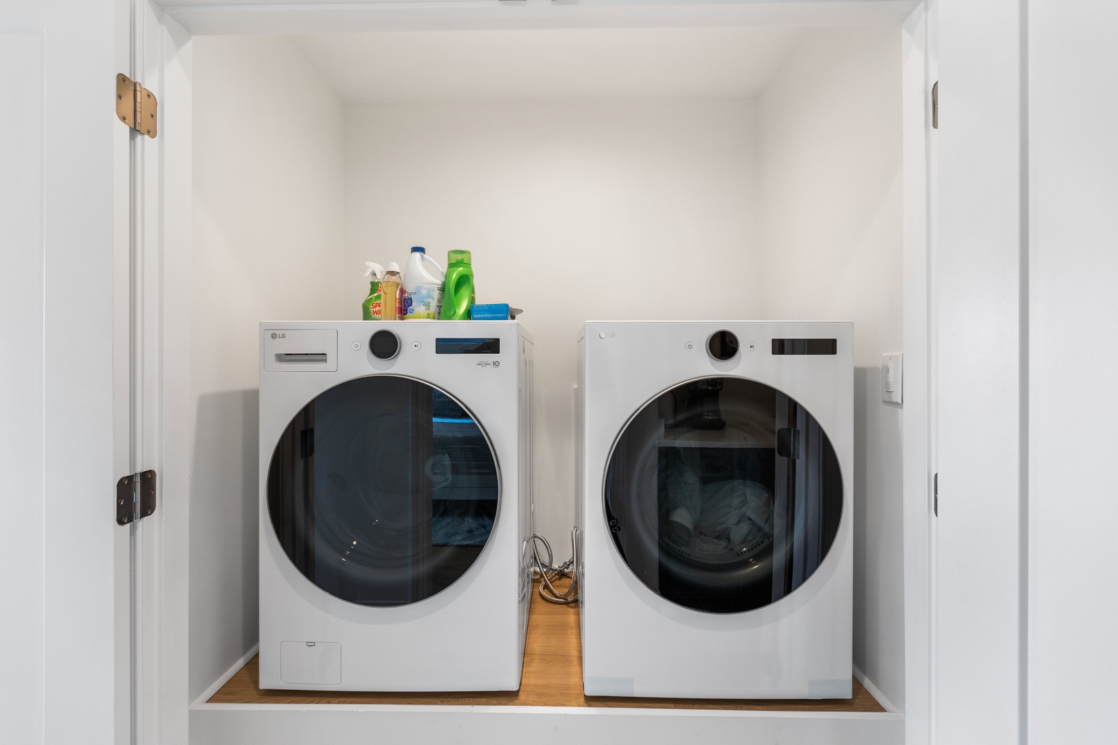 In-unit washer and dryer