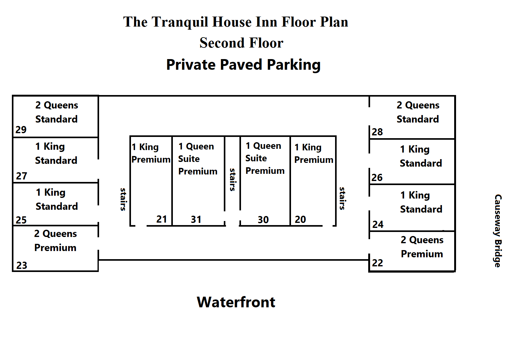 THI floorplan second floor