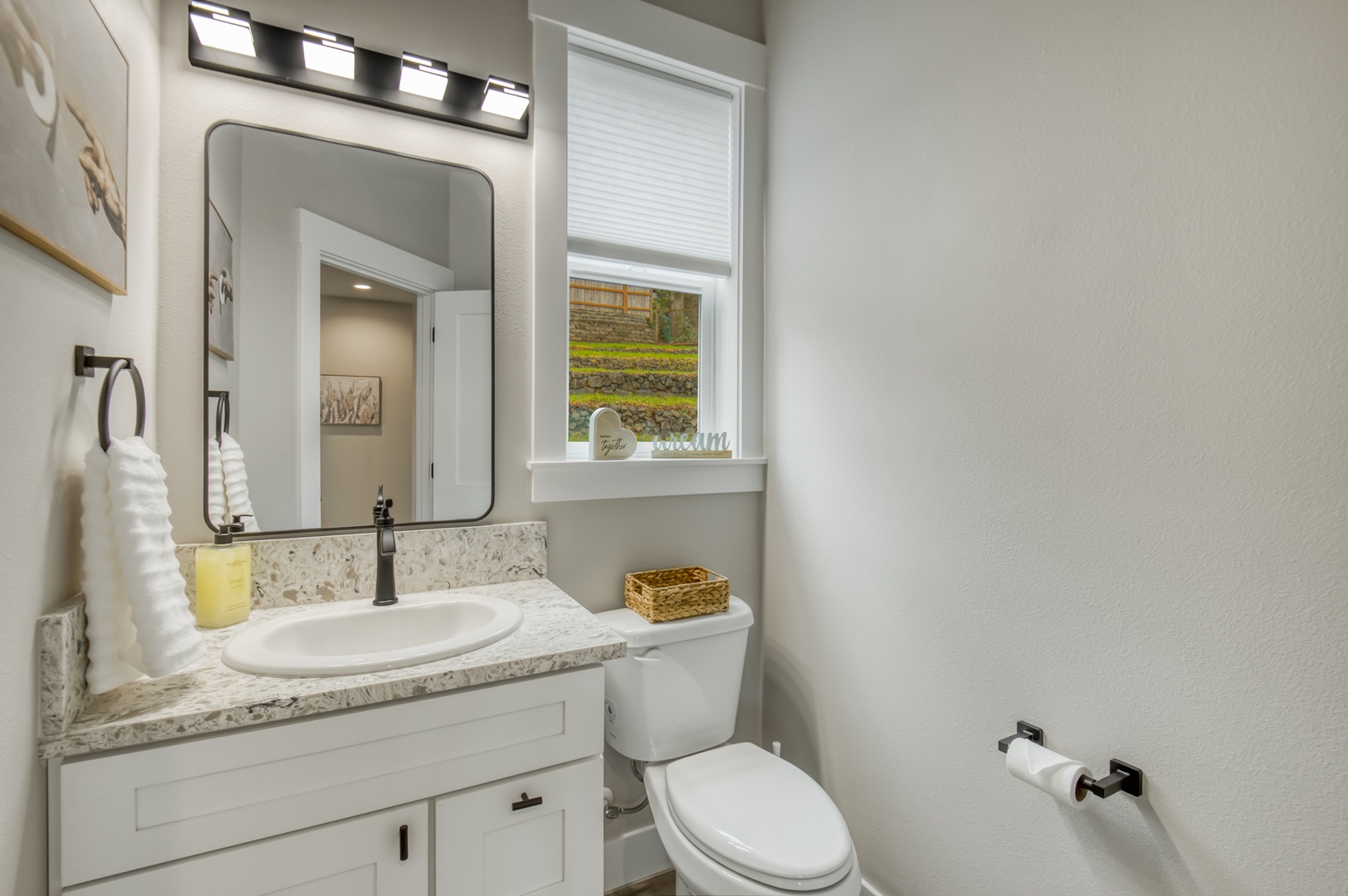 Downstairs bathroom.