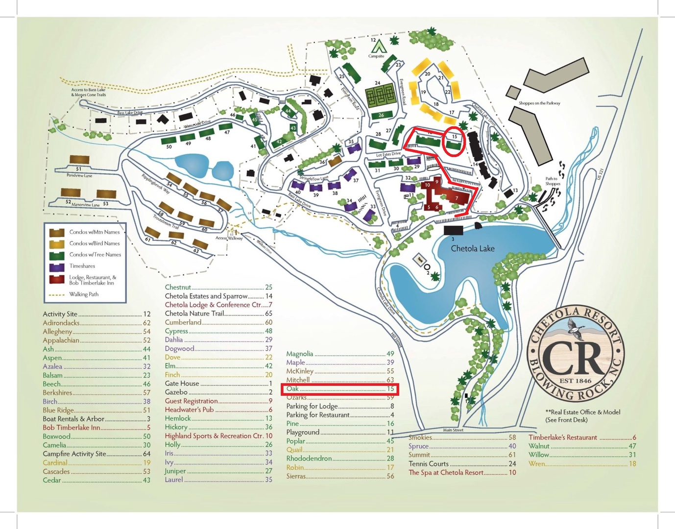 oak property map
