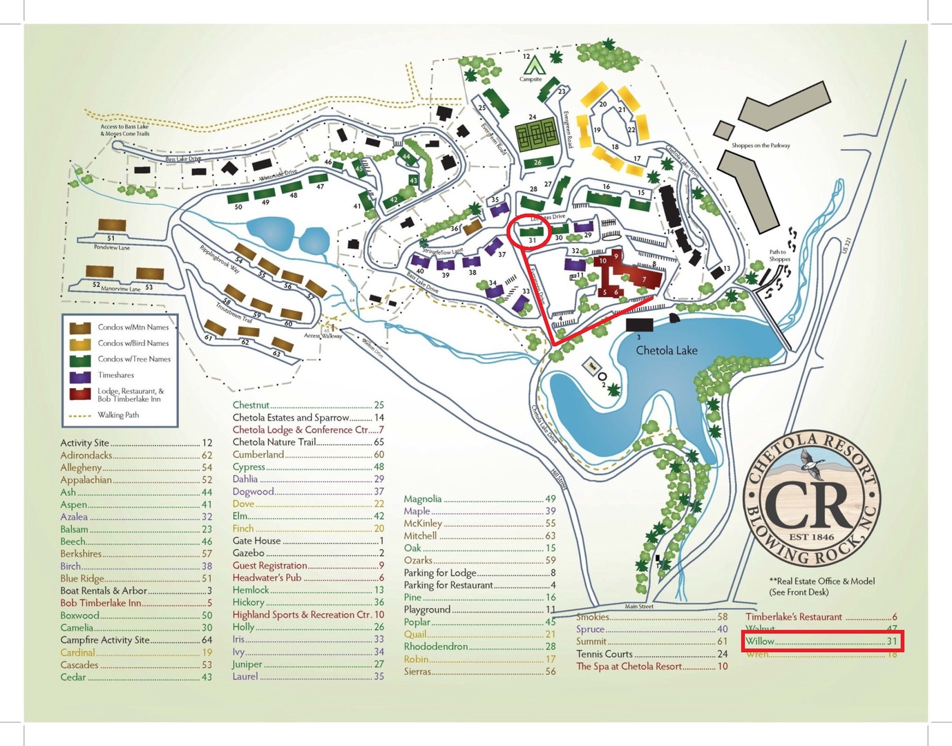 willow property map