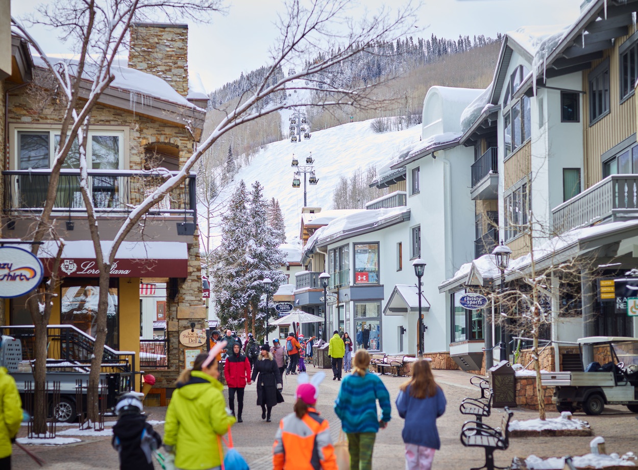 Steps to Vail Village