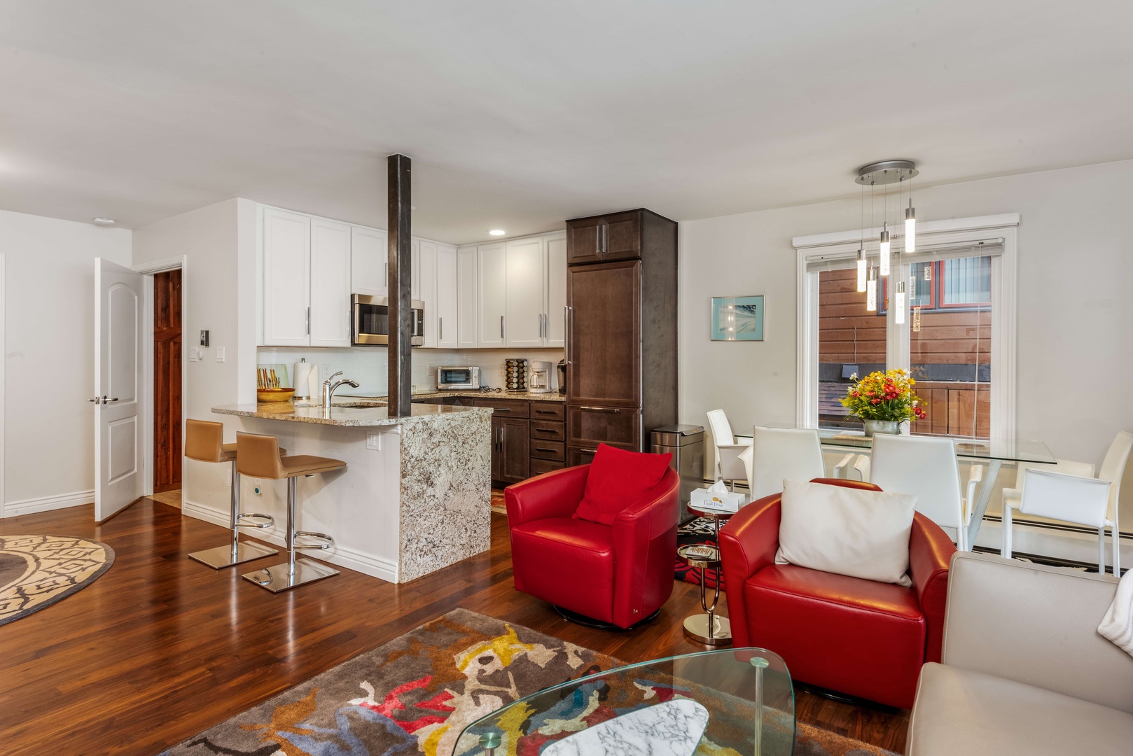 Living Room and Kitchen