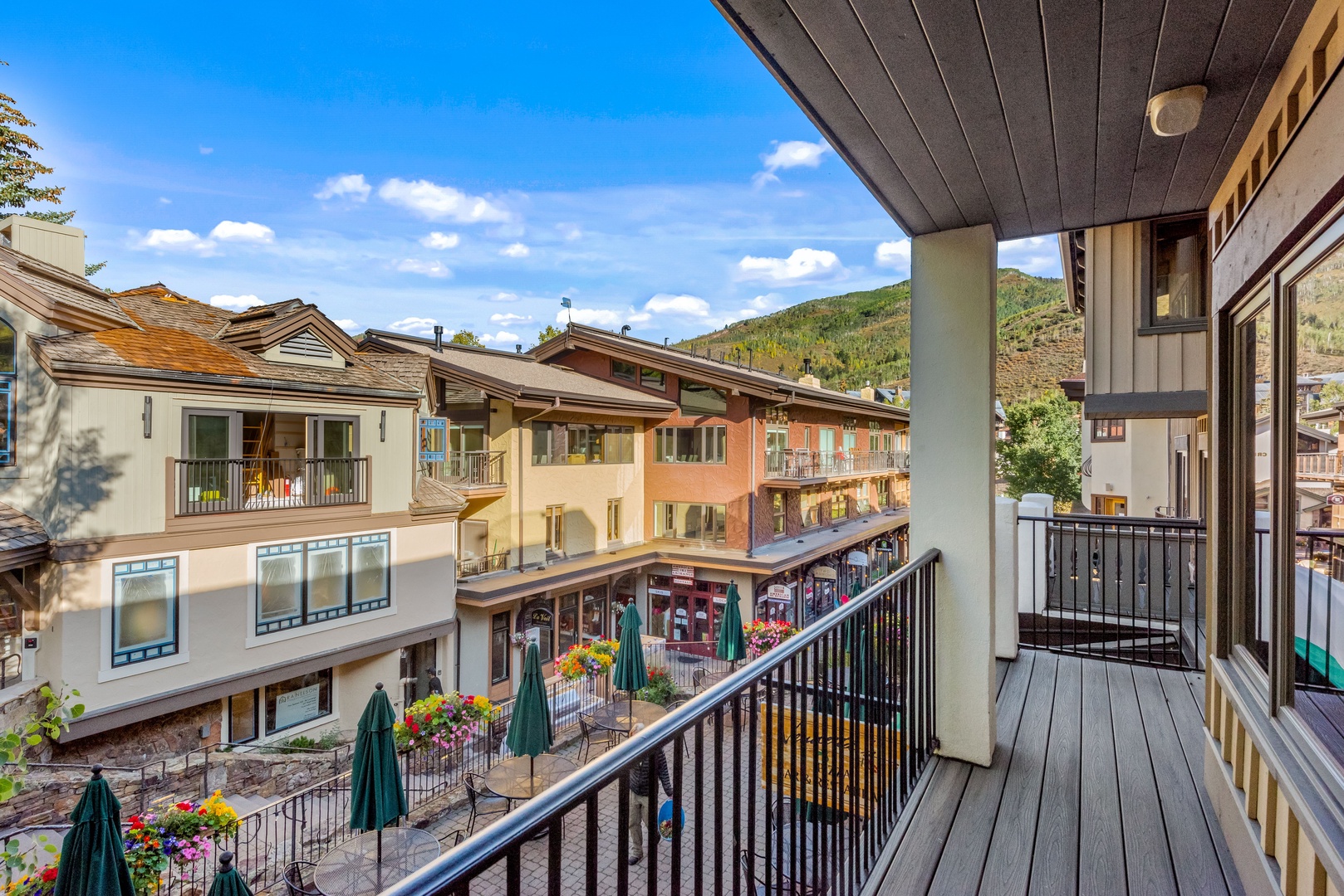 Balcony with In Town View