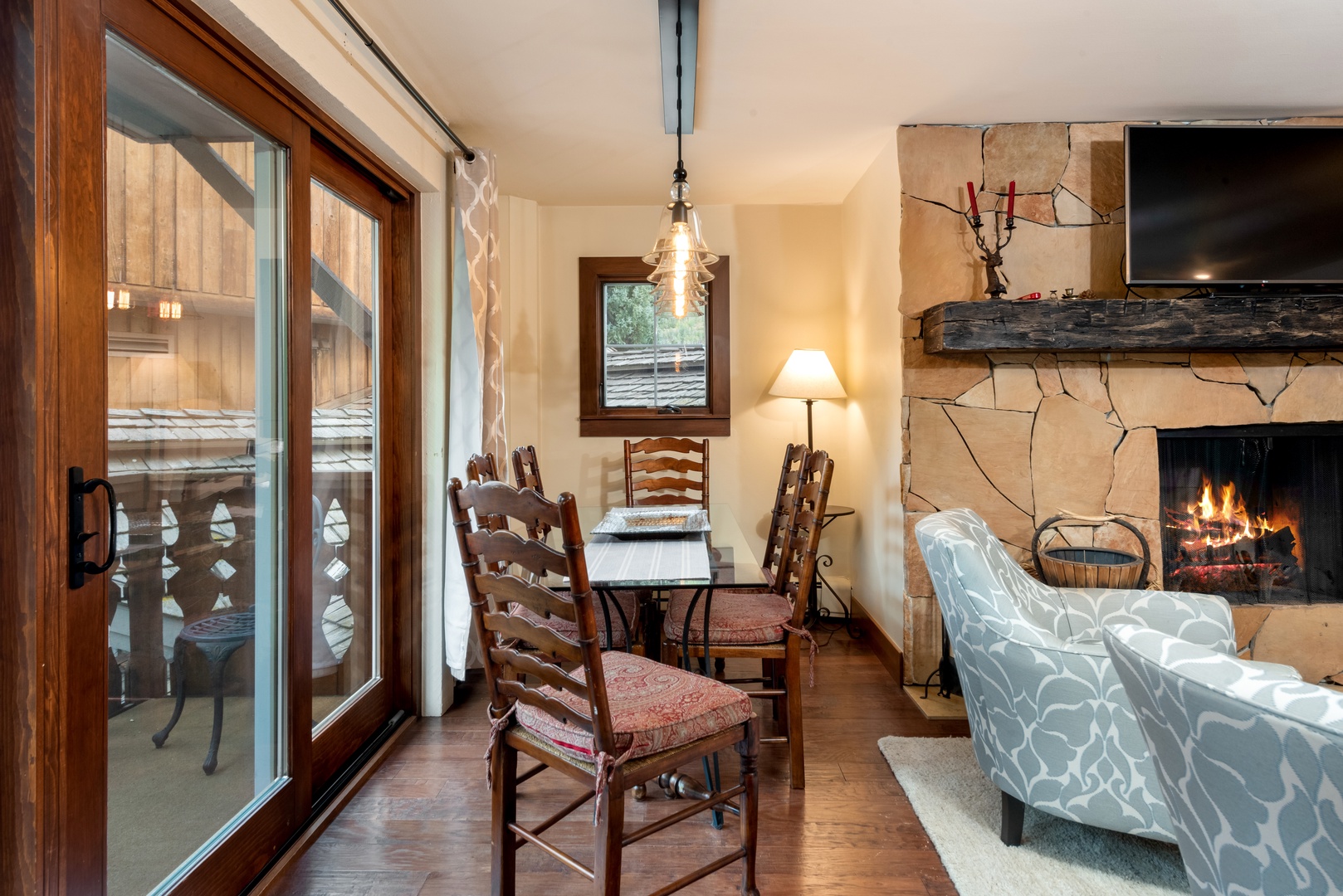 Table and Living Room