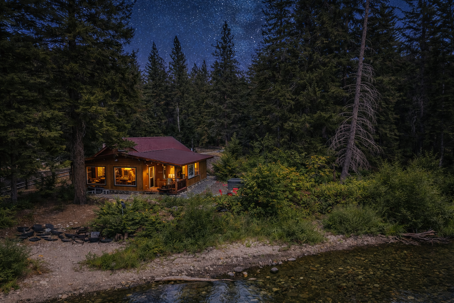 Rivers Edge | Riverfront | Stargazing | Hot Tub