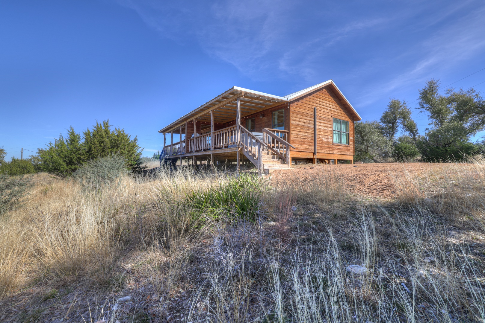 Mesquite Cabin | Hot Tub | Hill Country Views