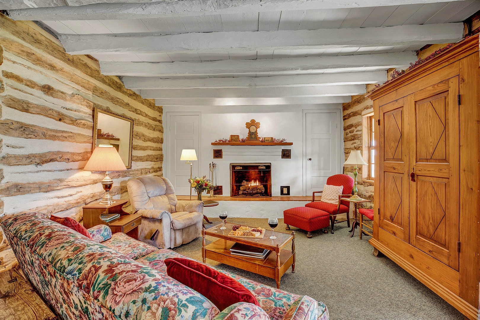 Historic Log Cabin Retreat Near Town on 5 Acres!