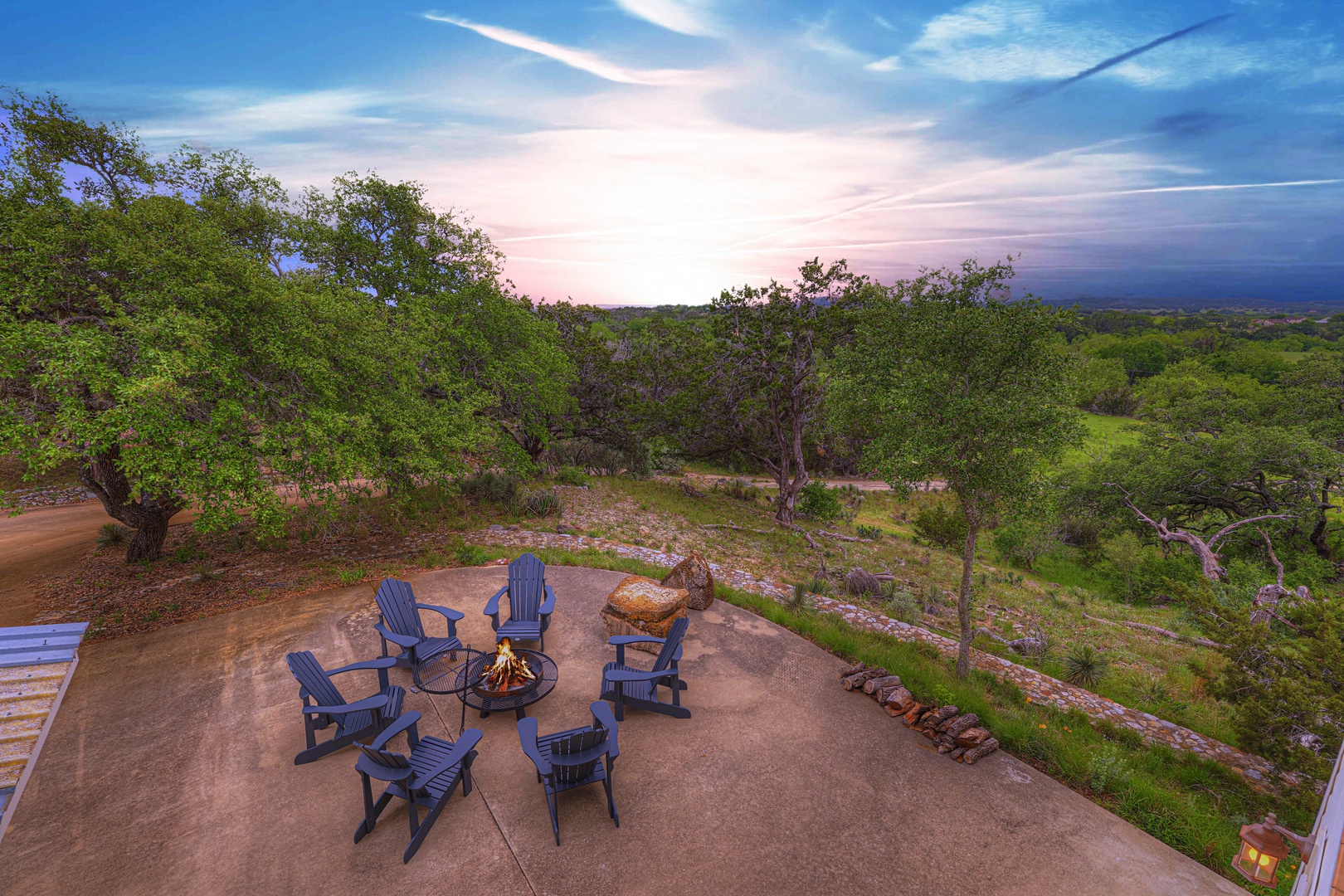 Serene Creek Front Home with Firepit