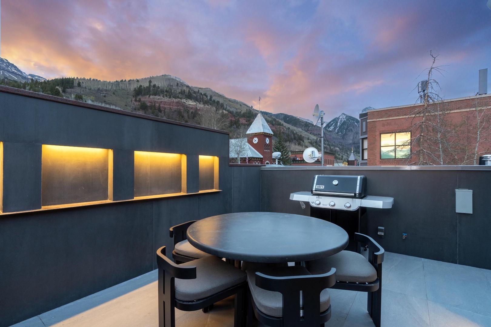 Rooftop Grill and Seating